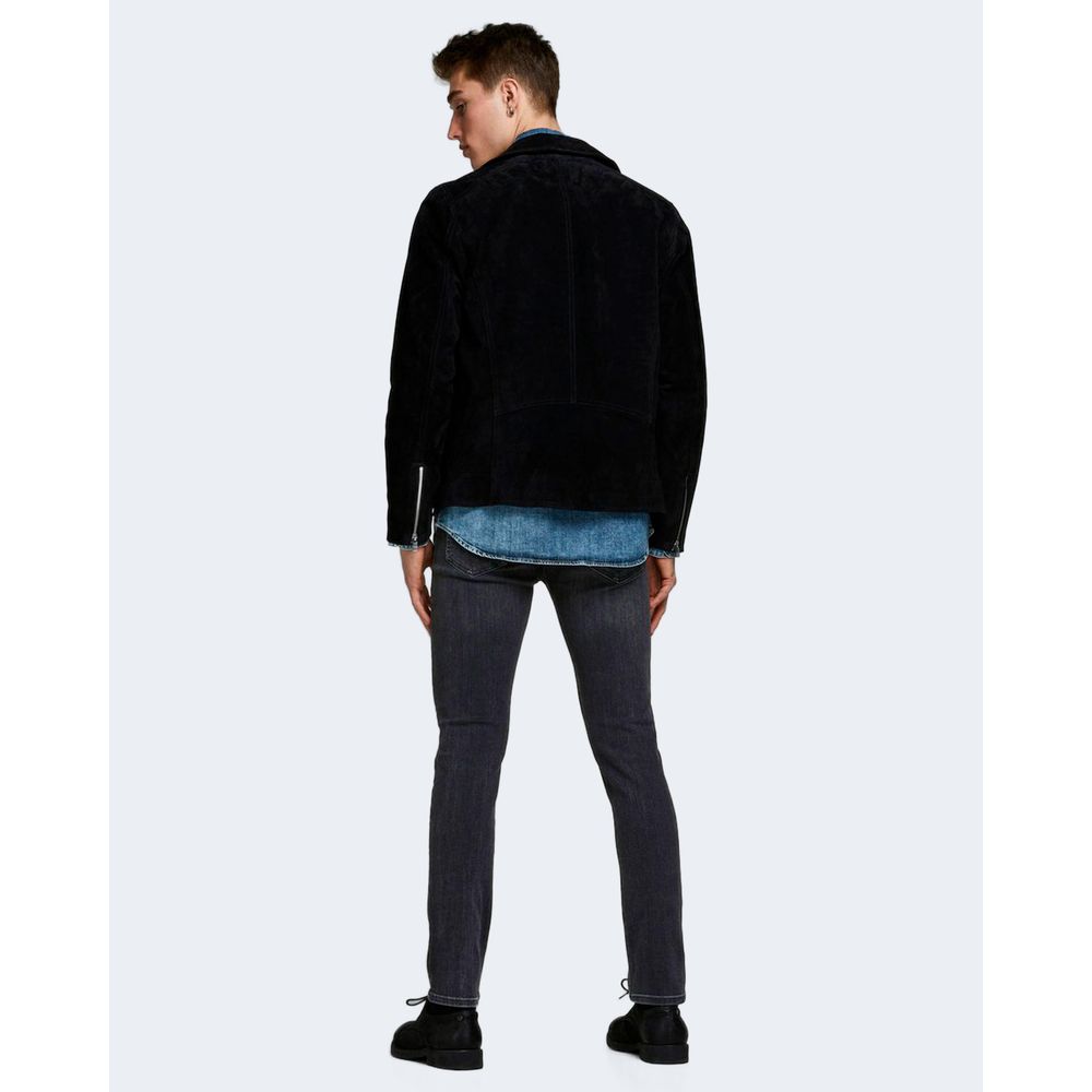 Jack Jones Black Organic Cotton Skinny Jeans